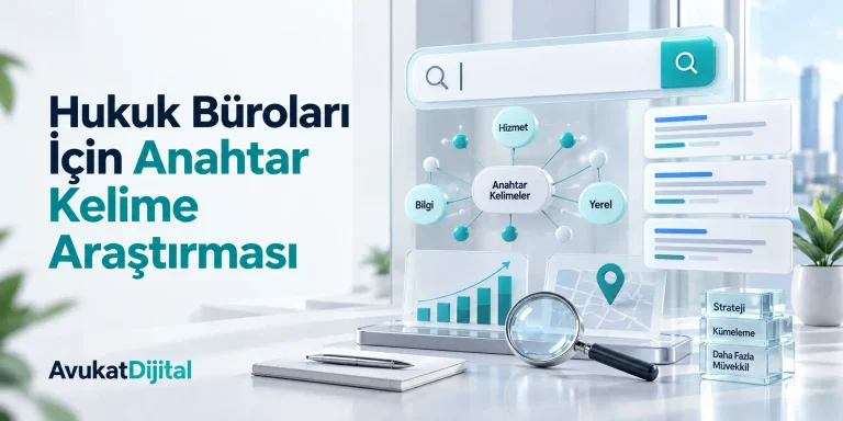 Hukuk büroları için anahtar kelime araştırması ve arama niyeti analizi